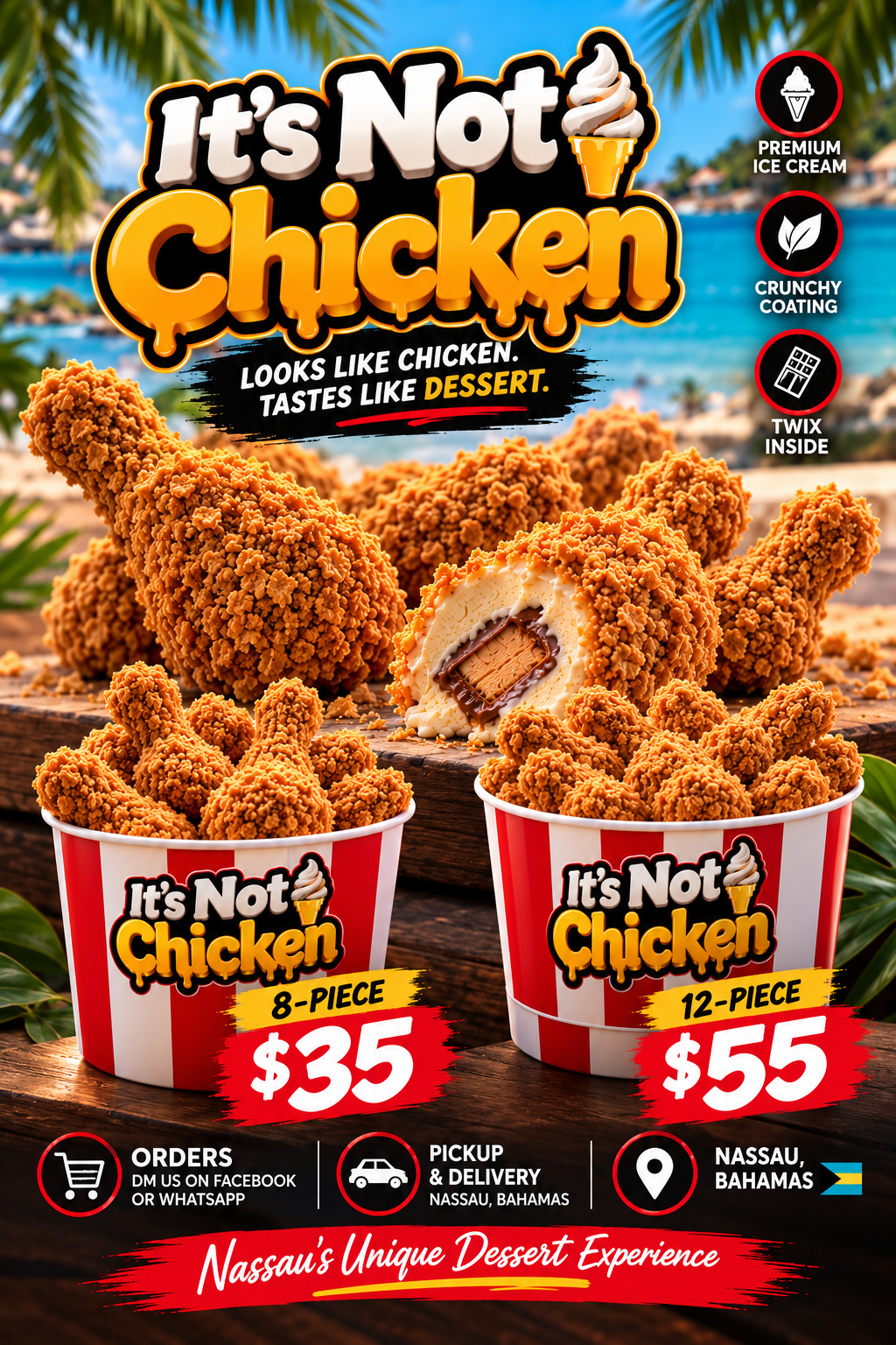 It's Not Chicken product flyer